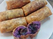 Gambar lumpia ubi ungu