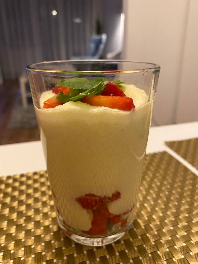 Crema di Fragola recept recept fotó