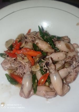 Foto resep Cumi cabe ijo