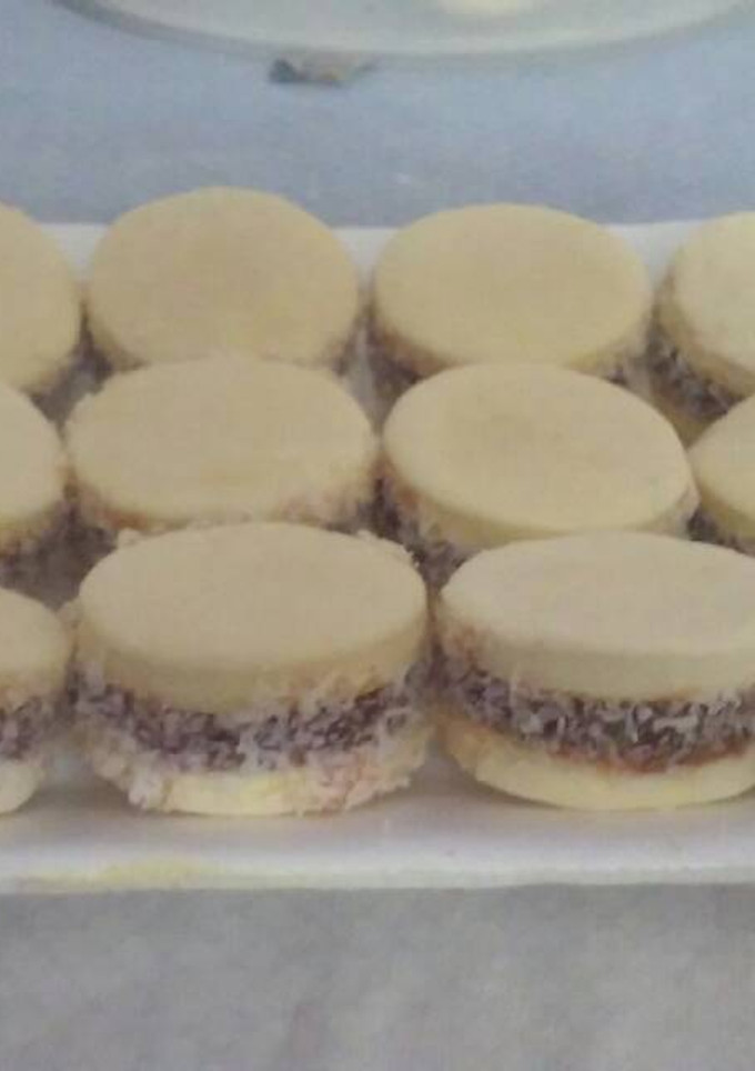 Una foto de Alfajores maizena