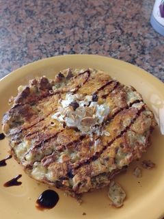 Una foto de Tortilla express con sobras de papas al horno 😁✨