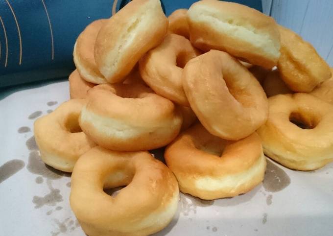 Donat montok, lembut tanpa kentang