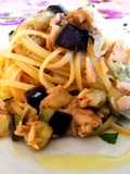 Bavevette con Melanzane e Tonno