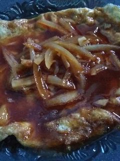 Foto resep Tedar (Telur Dadar) Asam Manis
