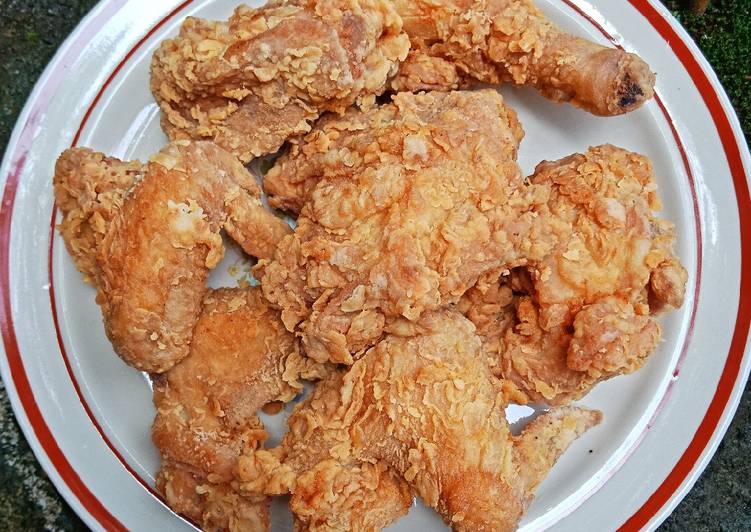 Cara Gampang Menyiapkan Ayam Goreng Crispy, Bikin Ngiler