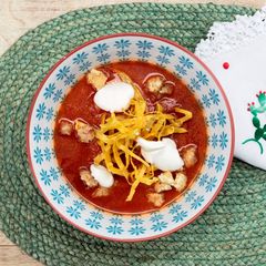 A picture of Tortilla soup.