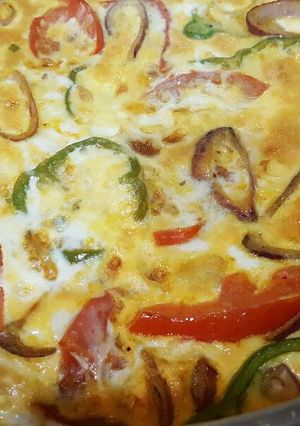 صورة لوصفة بيض بالفرن 🍳ولا اسهل