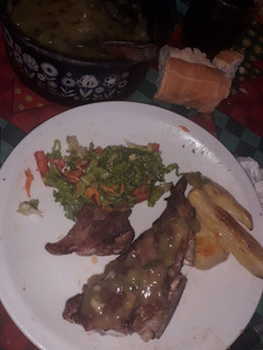 Una foto de Carne al horno con salsa agridulce