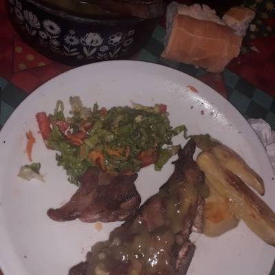 Carne al horno con salsa agridulce Receta de Stella- Cookpad