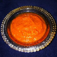 A picture of Spicy momoz chutney.