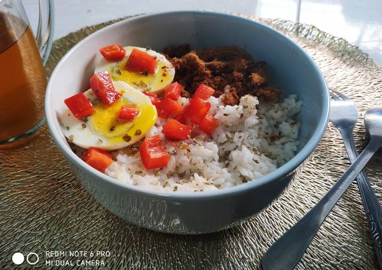 Resep Rice bowl gurih 🍚 #SegoNingMangkok, Bikin Ngiler