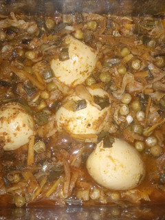 A picture of Veggies soup.