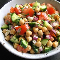 A picture of Chickpea Salad with Chilli & Cumin.