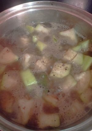 Foto resep Labu air masak lada hitam