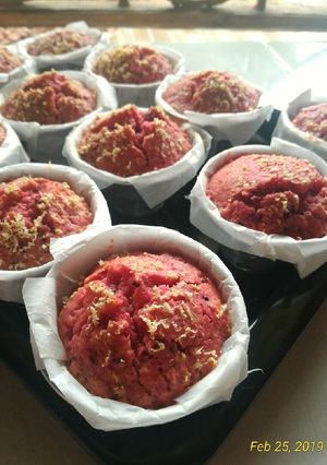 Foto resep Muffin buah naga