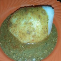 A picture of Blended Okro Soup.