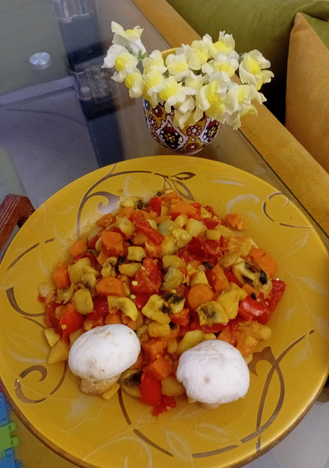 عکسی از دستور خوراک قارچ رژیمی