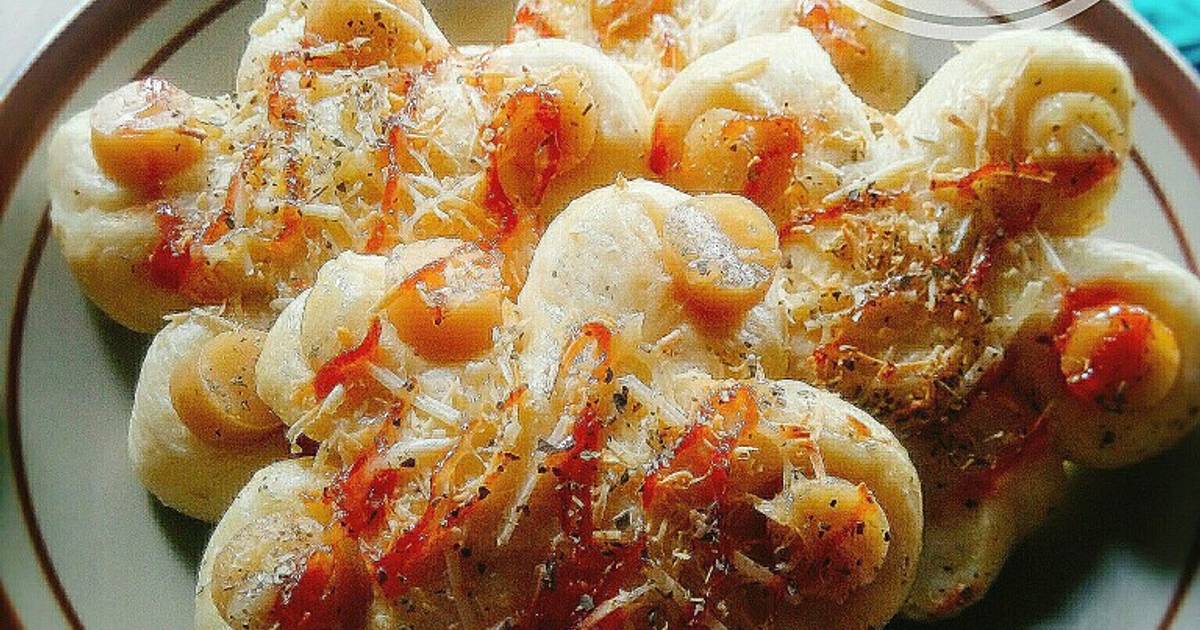 Resep Roti sosis (sausage flower bread) oleh Eni Fitriana Cookpad