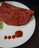 Beetroot lacha Paratha