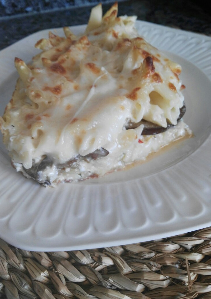 Una foto de Pastel de macarrones y verduras
