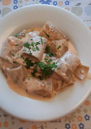 Foto di Paccheri al Teff glutenfree in crema di salmone 🐟🐟🐟