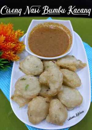 Foto resep Cireng Nasi Bumbu Kacang