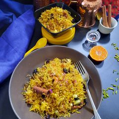 Meethi Chawal/Sweet rice/Zarda A picture of Meethi Chawal/Sweet rice/Zarda.