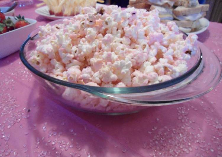 Easiest Way to Make Speedy Pink Popcorn