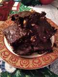 Almond-Walnut Fudge Brownies