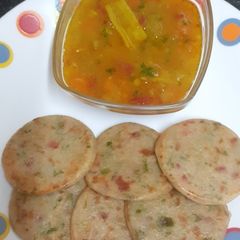 A picture of Quick soy Uttapam.