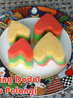 Foto resep Puding Dodol Labu Pelangi
