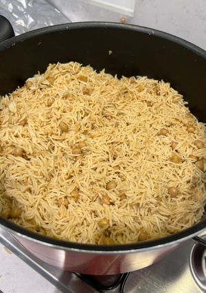 A picture of Chickpeas pilau.