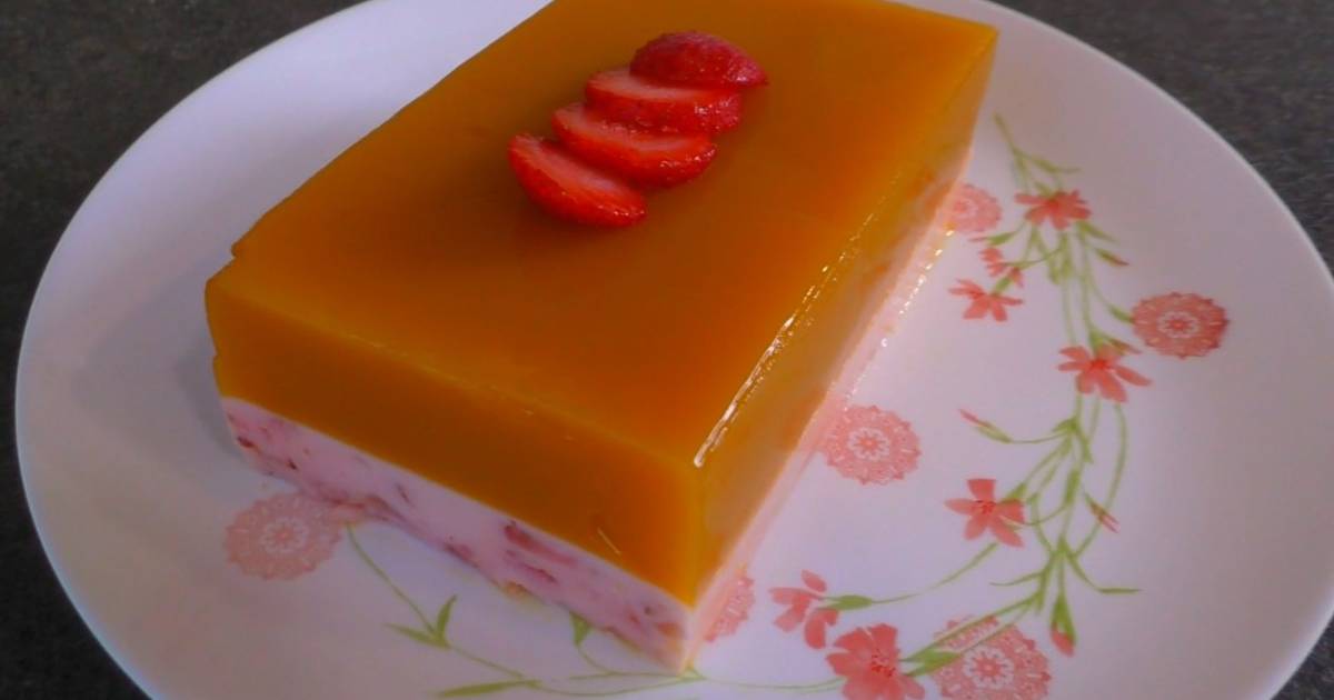 Творожно-йогуртовый торт с апельсинами без выпечки. Рецепт с фото