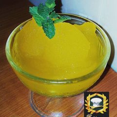 A picture of Orange slushy.