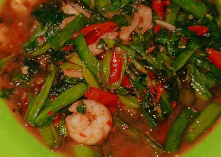 Genjer cha udang