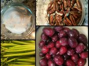 A picture of holiday cranberry sauce