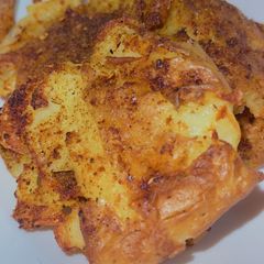 A picture of Potatoes 102(smashed potatoes).
