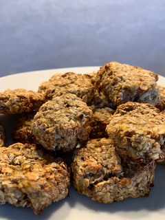 Una foto de Galletas de avena y bananas (fáciles y rápidas)
