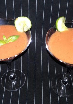 Una foto de Gazpacho a mi manera