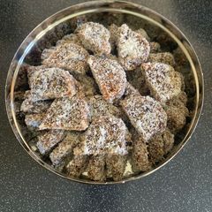 A picture of Kajurpak (sweet made out of dates.