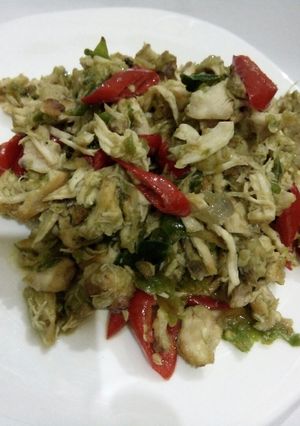 Foto resep Ayam suwir sambal ijo