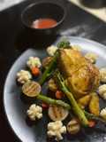 Caribbean sweet pepper poussin