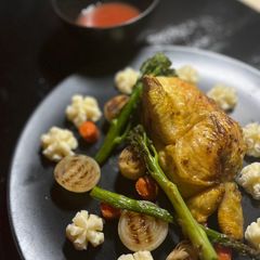 A picture of Caribbean sweet pepper poussin.
