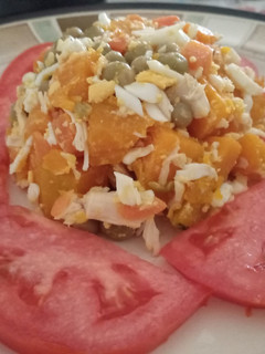 Una foto de Salpicón con calabaza