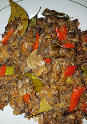 Foto resep Oseng tudai pedas saos tiram