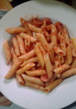 Una foto de Plumas (penne riggate)