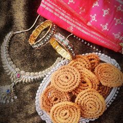 A picture of Chakli.