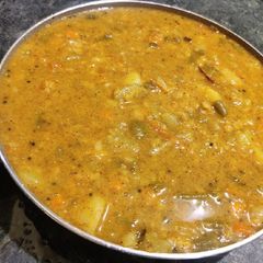A picture of Sambhar.