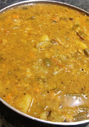 A picture of Sambhar.