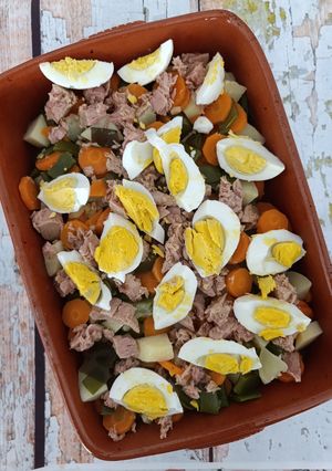Foto de Salada Russa de Atum e Ovo